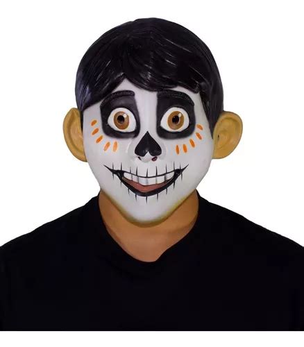 Máscara De Miguel Calaverita Coco Día De Muertos Halloween Meses sin