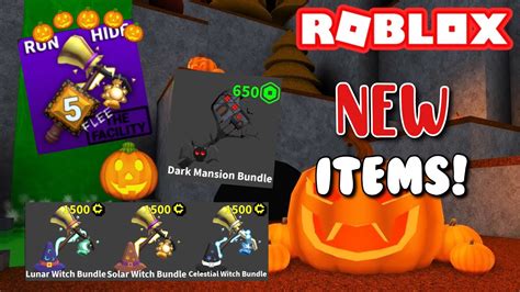 REVIEWING All NEW Halloween Anniversary ITEMS Roblox Flee The