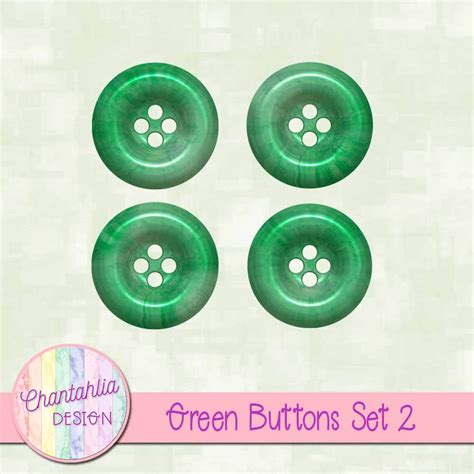 Free Green Buttons Design Elements