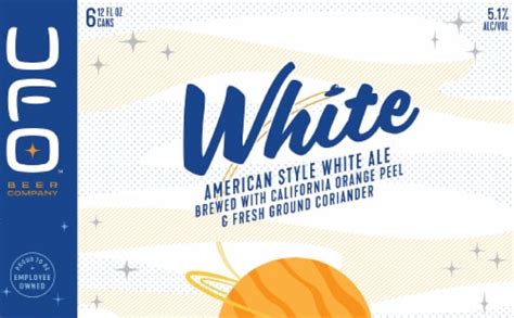 Ufo™ White American Style White Ale 6 Cans 12 Fl Oz Kroger