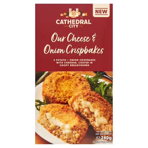 Cathedral City Our Cheese Onion Crispbakes 280g Vegetarian