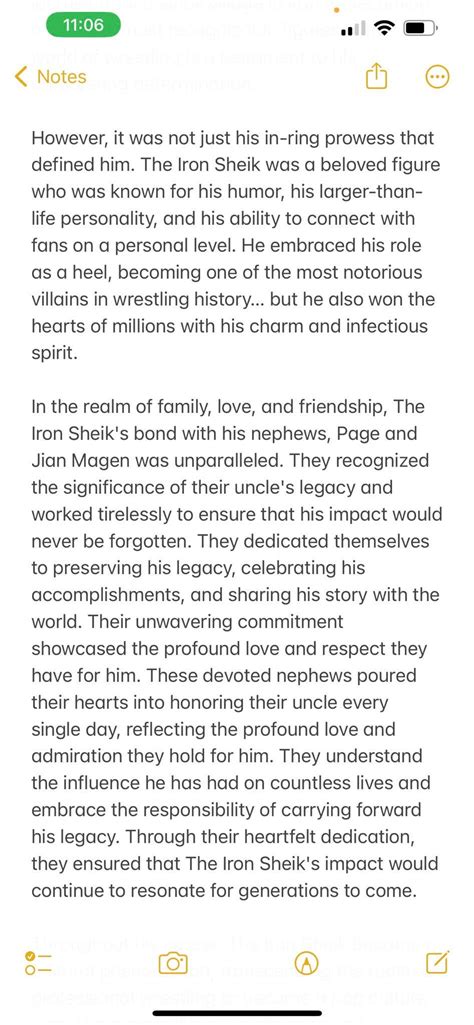 We Lost A True Legend Today The Iron Sheik Passes Away At The Age Of