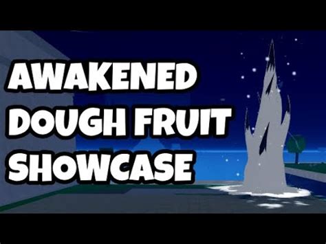 Awakened Dough Fruit Showcase Blox Fruits YouTube