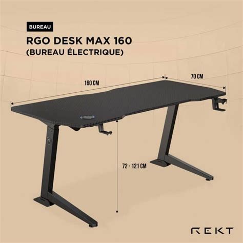 Bureau Lectrique Rgo Desk Max X Rekt