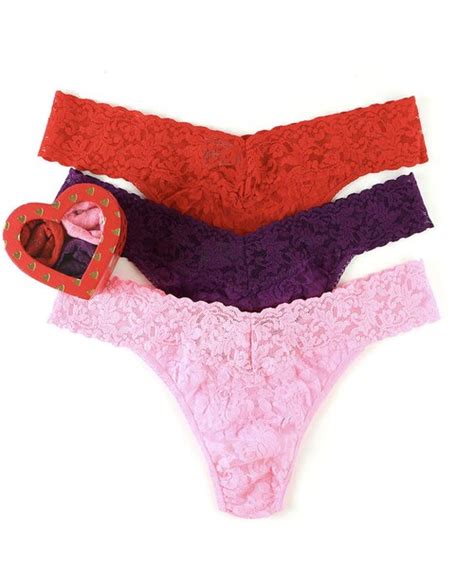 Hanky Panky Hanky Panky Three Pack Heart Original Rise