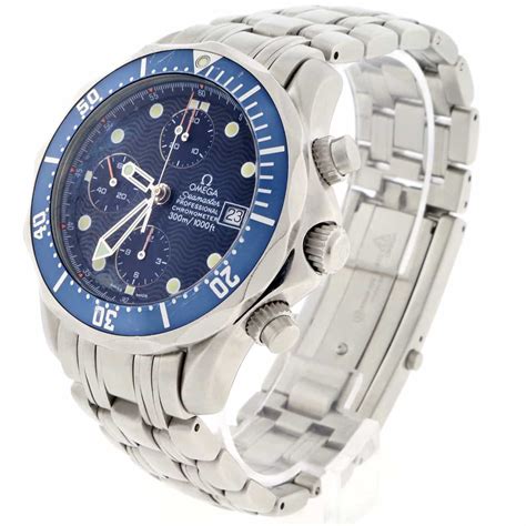 Omega Seamaster Chronograph James Bond 42MM Blue Dial Stainless Steel ...