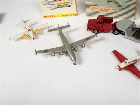 Lot of Four "Dinky Toys" Airplanes