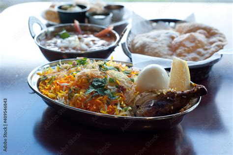 Indian food feast Stock Photo | Adobe Stock