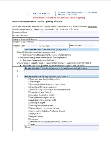 29+ Physical Hazard - Examples, PDF, DOCS | Examples