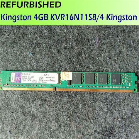 (Refurbished) Kingston 4GB KVR16N11S8/4 Kingston | Shopee Malaysia