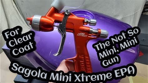 Sagola Mini Xtreme EPA Mini Spray Gun For Clear Coat YouTube