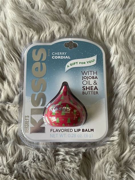 New Hersheys Kisses Lip Balm Cherry Cordial Flavored 028 Oz Holiday Version Ebay The Balm