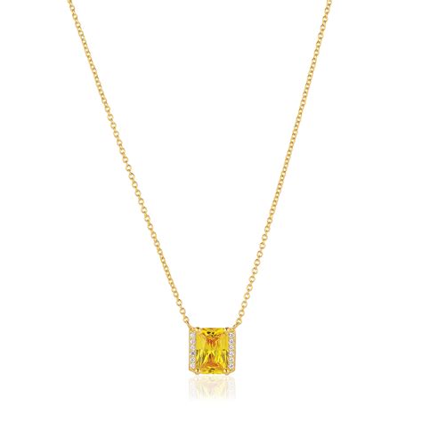 Sif Jakobs Roccanova X Grande Necklace 18k Gold Plated Yellow And White