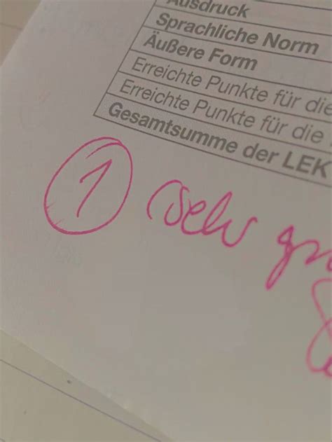 Perfekte Note Gutenoten Motivation Zum Lernen Schulmotivation