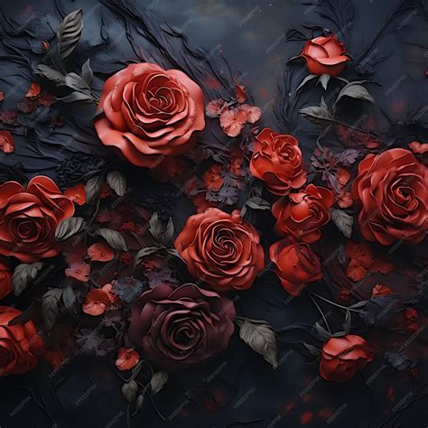 Premium AI Image | Watercolor Art of Roses Draping Blooms Streaked