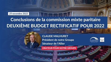 Malhuret Conclusions Cmp Projet De Loi De Finances Rectificative Pour