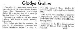 Gladys Mary Barber Galles 1893 1981 Mémorial Find a Grave