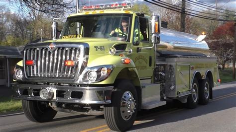 Limerick Township Fire Department Tanker 51 Responding Youtube