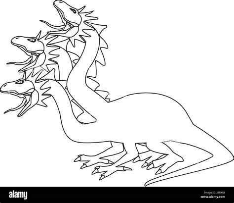 Hydra Greek Mythology Coloring Pages