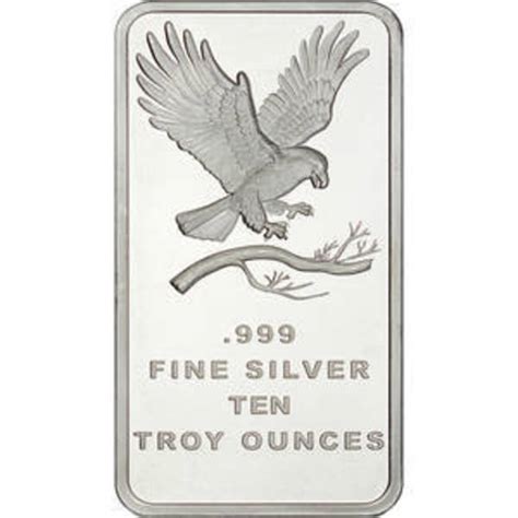 Compare Prices Of 10 Oz Silver Bars SilverTowne Eagle From Online Dealers