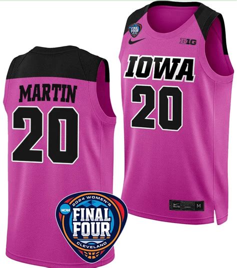 [Trending] Get New Kate Martin Jersey #20 Final Four Pink