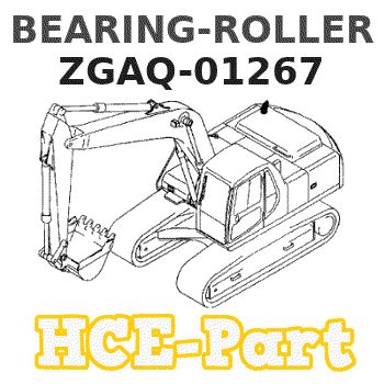 Zgaq Hyundai Hce Bearing Roller