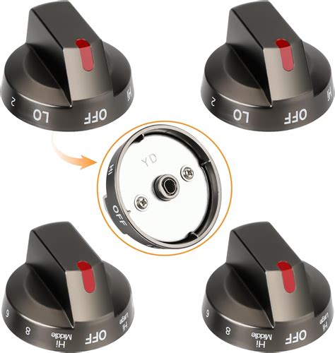 Amazon DG94 03500A Z 4PCS For Samsung Electric Stove Knob