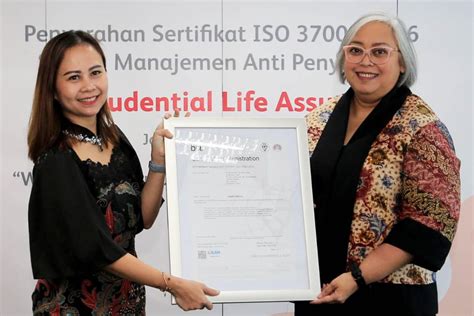 Raih Iso Prudential Tegaskan Komitmen Anti Suap Antara News