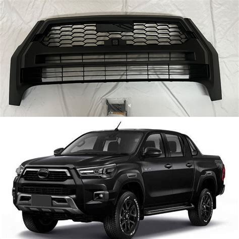 Modified For Hilux Radiator Grille For Hilux Rocco GR 2021 2022 2023