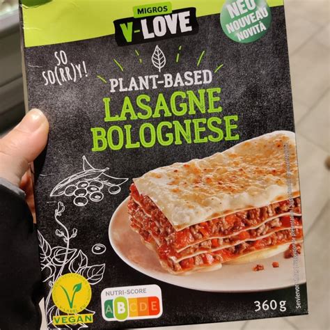 Migros V Love Plante Based Lasagne Review Abillion