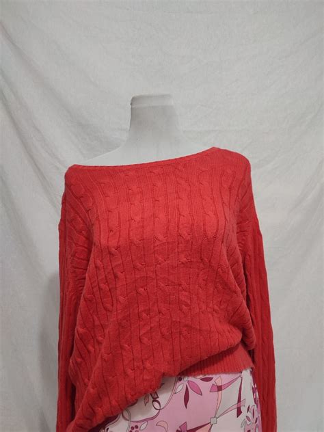 ST JOHNS BAY CABLE KNIT SWEATER On Carousell