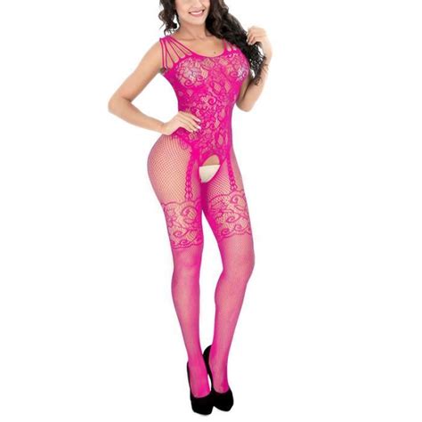 A Rose Rouge Combinaison Catsuit En R Sille Pour Femmes Collants En