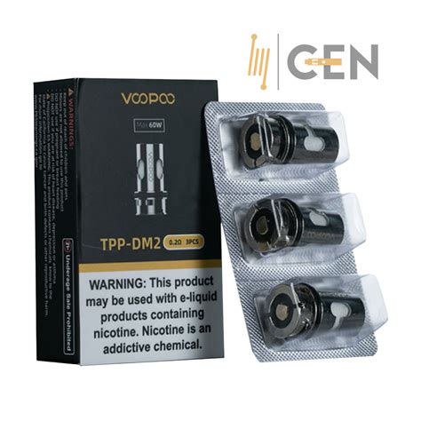 Voopoo Coil TPP DM2 0 2 Ohms VOOPOO CEN ONLINE