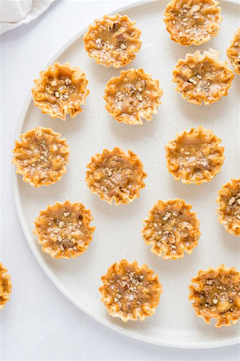 Mini Pecan Pies with Caramel | Julie Blanner