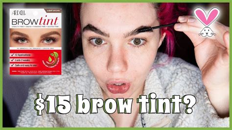 Tinting My Eyebrows At Home With Ardell Brow Tint Because What Could Go Wrong Youtube