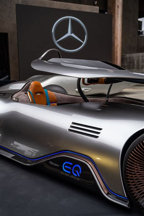 Mercedes Benz Vision EQ Silver Arrow Revealed At Pebble Beach All