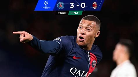 Resumen PSG Golea Al Milan Y Pone Orden En Su Sector En Champions