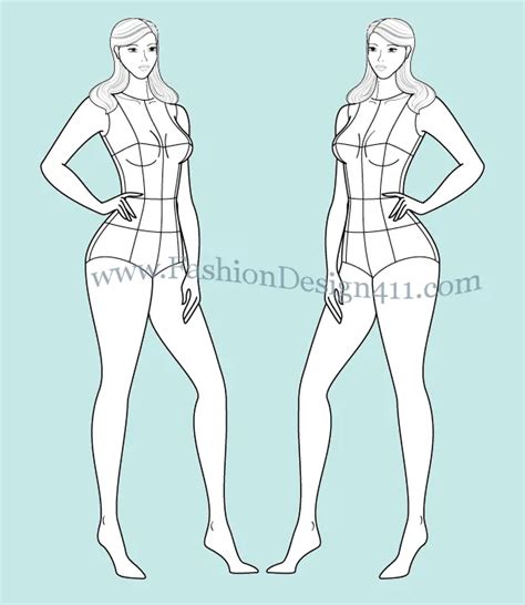 female croquis – FashionDesign411