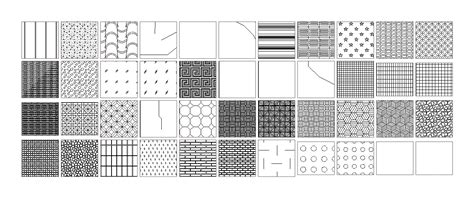 Patrones Hatch En Dwg Kb Librer A Cad