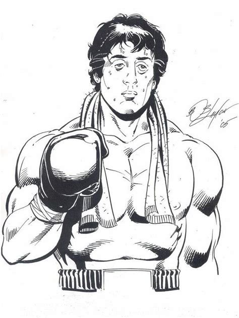 Rocky Balboa Coloring Page