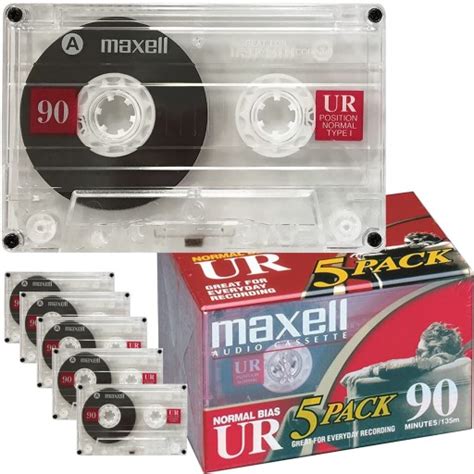 Kasety Magnetofonowe Maxell Ur Zestaw Szt Kaseta Magnetofonowa