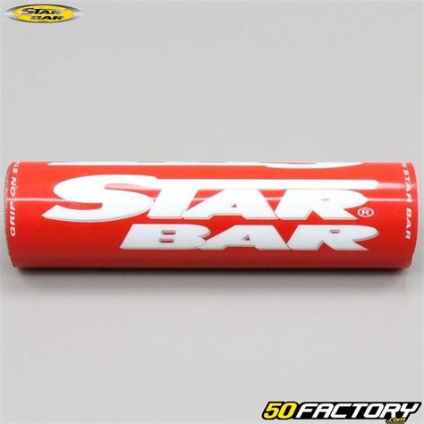 Mousse De Guidon Avec Barre Star Bar Trial Rouge Pi Ce Moto