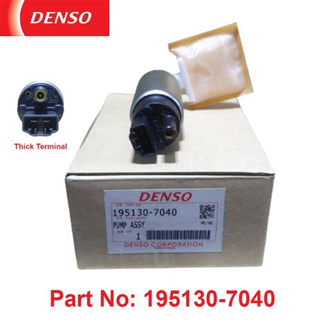 DENSO Electric Fuel Pump Intank 195130-7040 (Thick Terminal) | Shopee ...