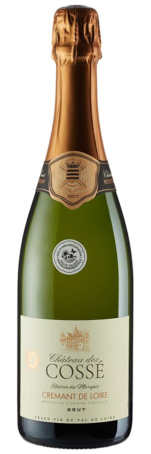 Crémant de Loire Réserve du Marquis Brut 2019 von Château des Cossé