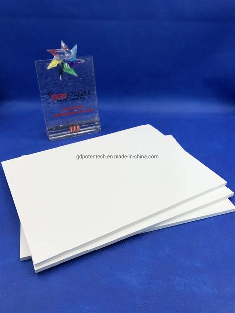 White Standard Foamex PVC Foam Board Forex Sheet 5mm China PVC Foam