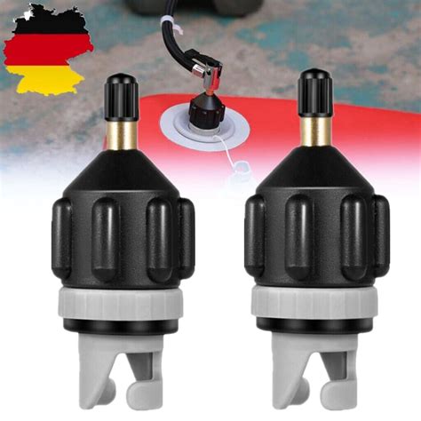 1 2 Sup Pump Adapter Schlauchboot Pumpenadapter Luftventil Paddle für