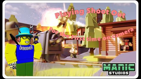 Playing Shoot Out For The First Time Roblox Shoot Out Youtube