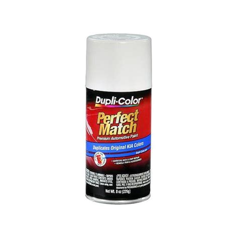 Dupli Color BKA0001 8 Oz Clear White Perfect Match Touch Up Paint