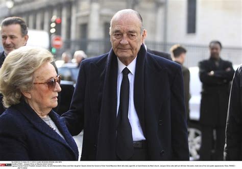 PARIS Jacques Chirac At Maurice Ulrich Funeral Former Fr Flickr