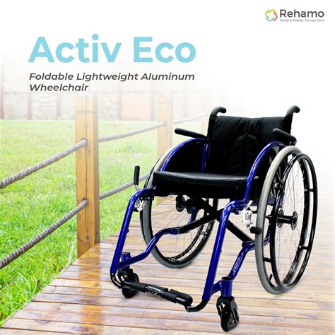 Rehamo Activ Eco Economical Aluminium Frame Foldable Lightweight Active